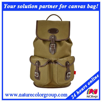 Functional Leisure Canvas Backpack for Carrying Larger Loads