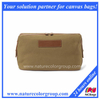Leather-Trimmed Cotton Canvas Wash Bag Cosmetic Bag