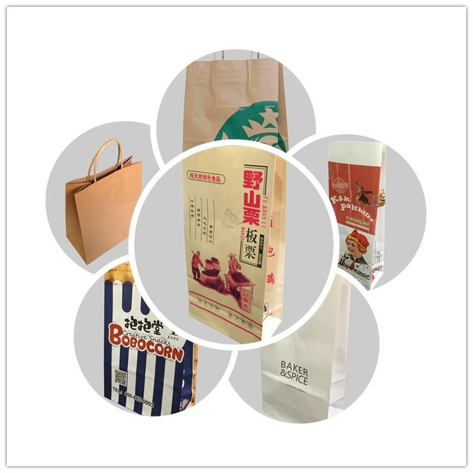 Roulis RX2-320/450 alimentant le sac de papier inférieur carré faisant la machine (CE)