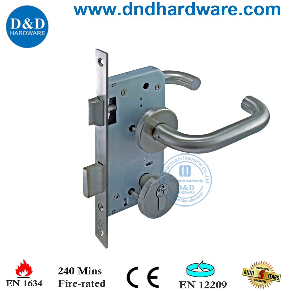 Cerradura de embutir SS304 para puerta exterior - DDML5085-3R