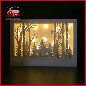 Led Glass Decoration Square Glass Frame Led Decoration Wholesale
