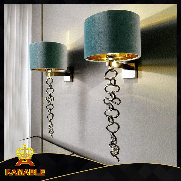 Современная железная декоративная настенная лампа для гостевой комнаты (KA9005)