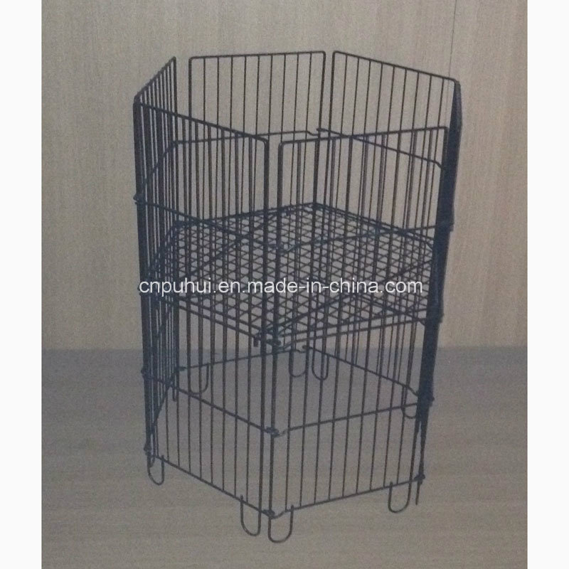 Foldable 6 Sides Wire Dump Bin (PHY343) Buy Wire Dump Bin, Dump Cube