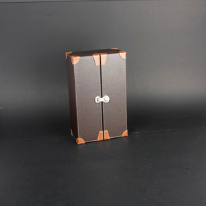 Wine Box Manufacturer pu leather luxury wine cabinets
