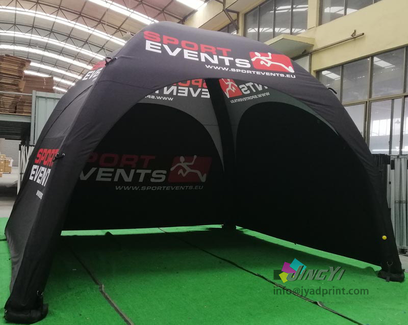 4X4m, 3X3M, 5X5M, 6X6M Inflatable Event Tent, Inflatable Exhibition Marquee, Advertising Inflatable Air Gazebo Tent with front roof