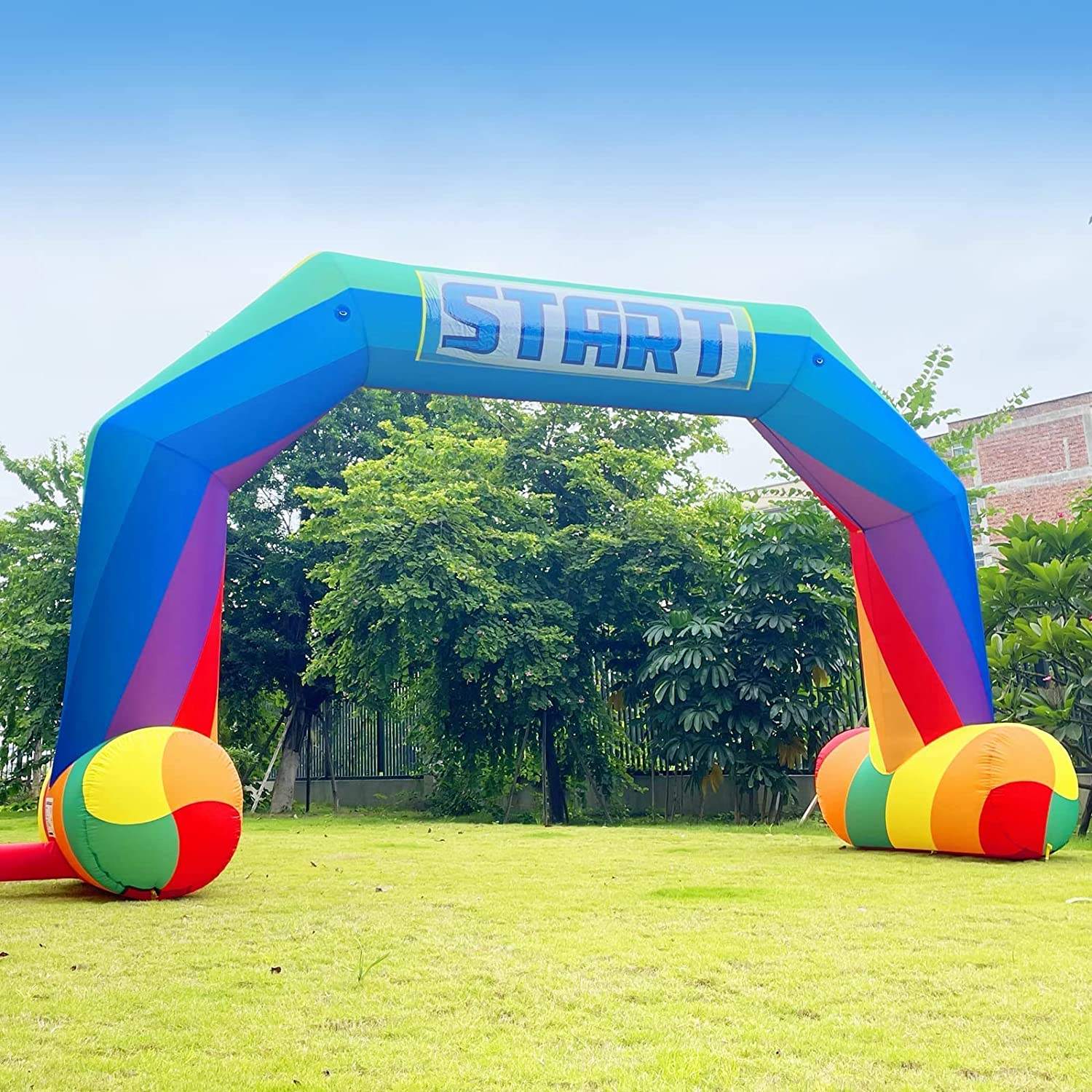Custom Inflatable Gate Arch Perfect Sports Display and Inflatable Finish Line Arch