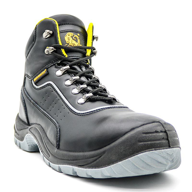 2021 Non-slip oil proof anti static industrial safety shoes steel toe cap