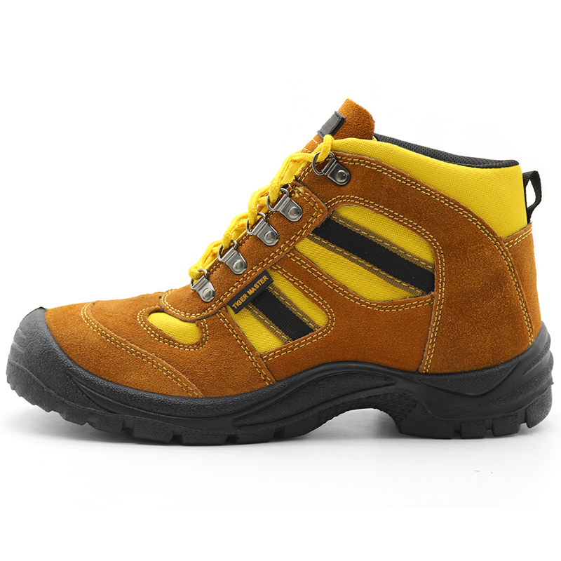 Brown Steel Toe Prevent Puncture Cheap Safety Shoes Sports