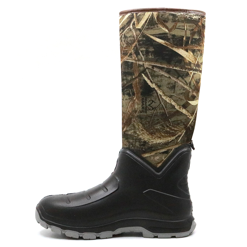 Anti Slip Water Proof Composite Toe PU Safety Rain Boots for Work