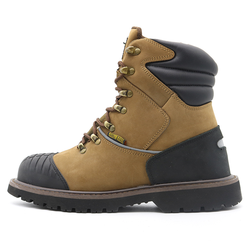 Oil Resistant Anti Slip Rubber Sole Puncture Proof Goodyear Work Boots Safety Shoes Steel Toe