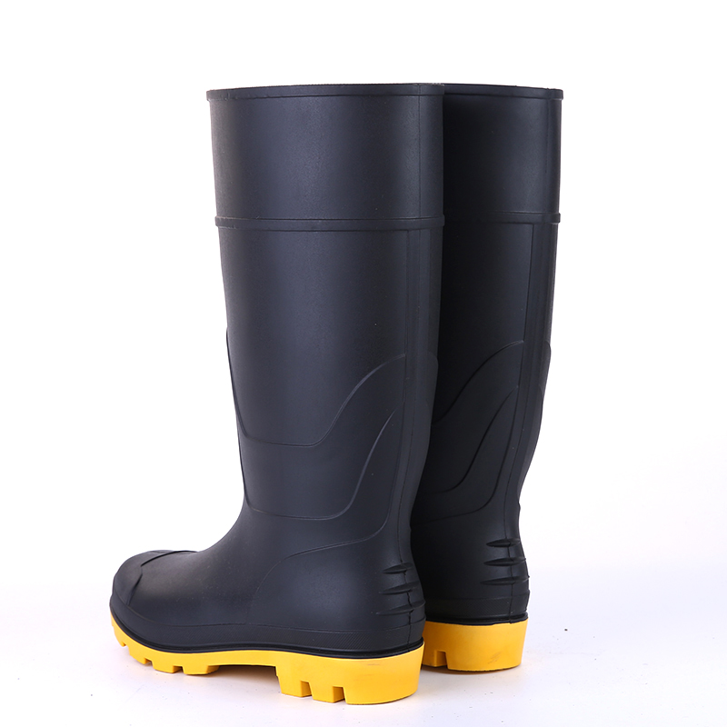 Anti Slip Waterproof Non Safety Pvc Rain Boots