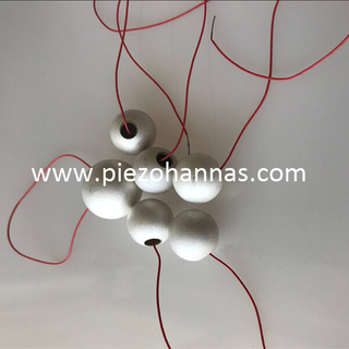 Materiales piezoeléctricos Esfera piezoeléctrica Pzt Crystal Transductor piezocerámico para sonda de ultrasonido