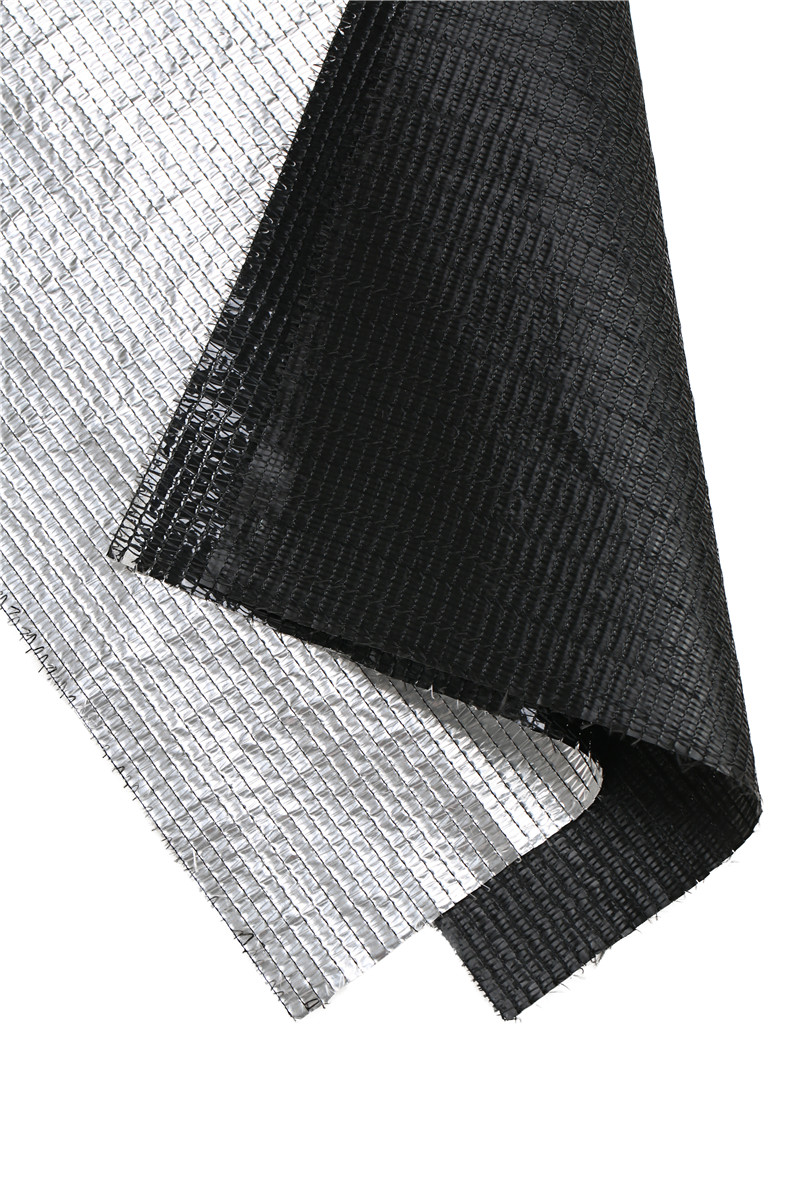 Black Reflective Aluminum Shade Net With Strong Binding