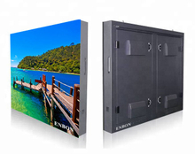 Tablero modificado para requisitos particulares al aire libre de la pantalla LED del gabinete de aluminio del hierro P6 para la publicidad video comercial