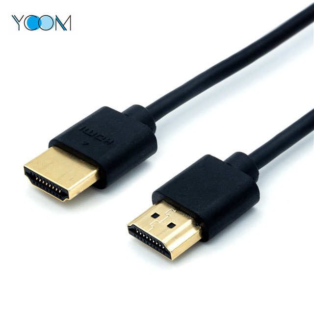 Cable delgado HDMI 1080P V2.0 para Ethernet