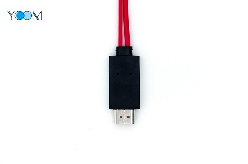  Lightning Charging iPhone+USB to HDMI Cable