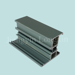 Green Powder Coated Aluminum Frame for Windows, Thermal Break