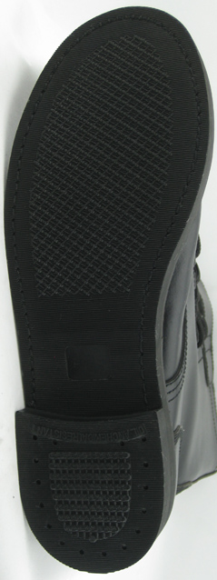 leather army boots with steel toe
