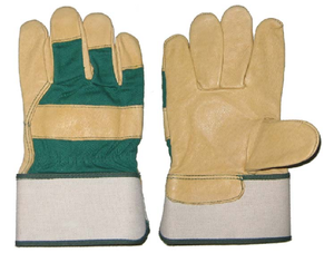 1286 pig grain rubber cuff working gloves