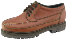 Waxy full grain leather safety shoes