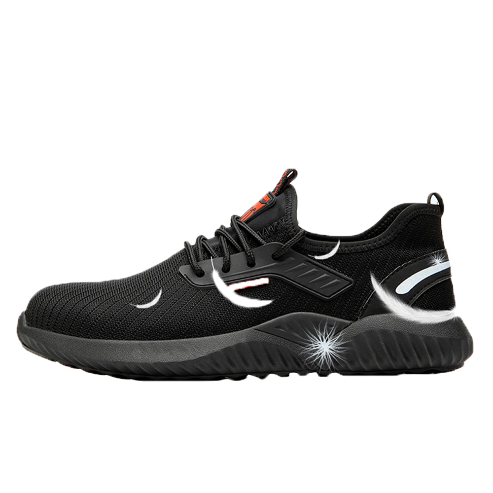 Anti Slip Fashion Sport Safety Shoes Sneakers with Steel Toe