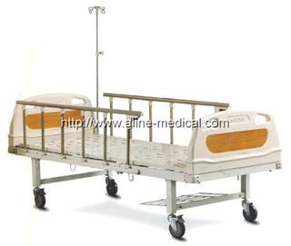Flat hospital bed
