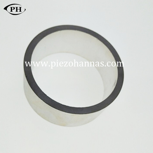 pzt piezoceramic ultrasónico 5 de los anillos del alúmina de 50mmx17mmx6.5m m para el transductor