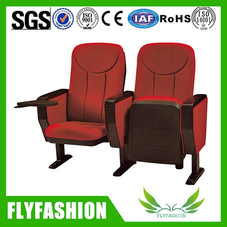 commercial folding furniture economic red fabric cinema chair for sale(OC-154)