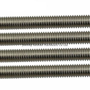 Métrica SS316 SS304 varilla roscada de acero inoxidable DIN 975 DIN976