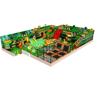 Jungle Gym Adventure Children Soft Play Structure with Ball Pool n trampoline