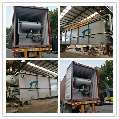 Coconut Product Industrial Wastewater Pre-Treatment DAF Dissolved Air Flotation Machine in Philippines