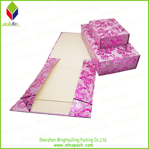 可定制的彩色印刷礼品可折叠包装纸盒