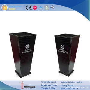 Sa8000 autid manufacturer polyester material leather cheap umbrella stand