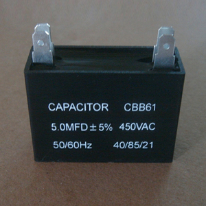 Condensateur de moteur à courant alternatif Cbb61