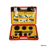 Portable Knockout Punch Kit CC-60 Range From 1/2 To 2 Inch, with Dies of 1/2", 3/4", 1", 1 1/4", 1 1/2", 2"