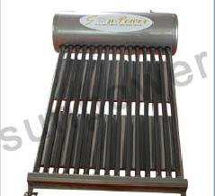 Tubo de vacío de acero inoxidable no presurizado Calentador de agua solar