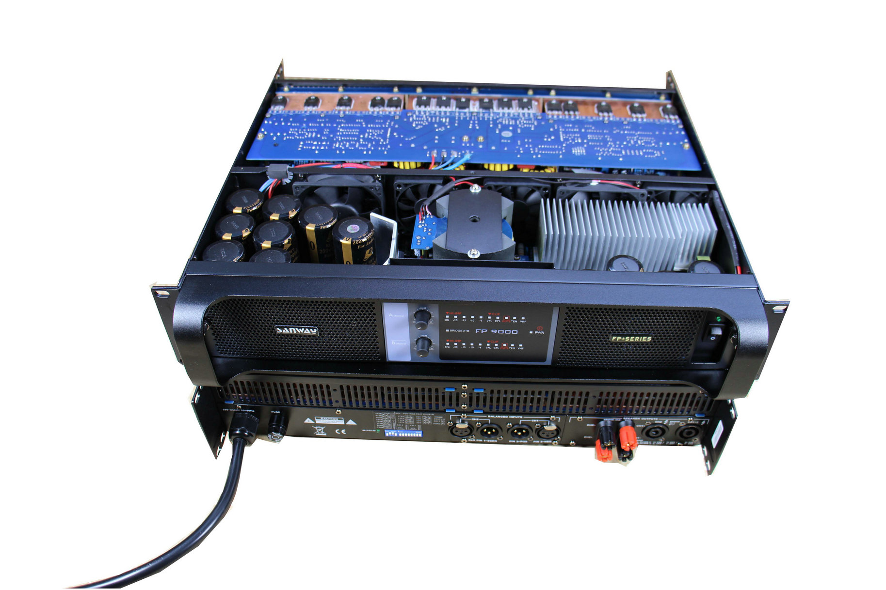 FP9000 2 Kanal Klasse TD Extreme Leistungsverstärker Professional für die Kirche
