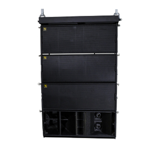 Sistema de sonido de matriz de línea de triple amplificador W8LC para rendimiento al aire libre