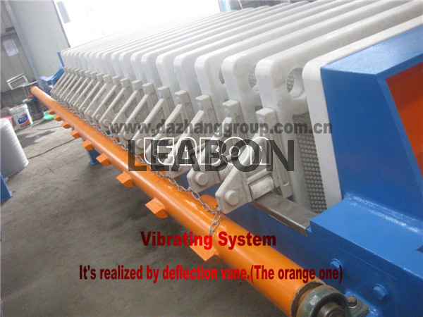 Filter Press with Cloth Washing and Shaking System for sale
