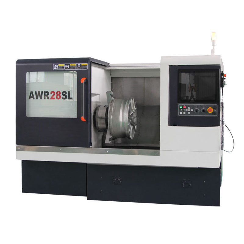 High Precision AWR28SL Diamond Cutting Automatic Alloy Wheel CNC Lathe Machine