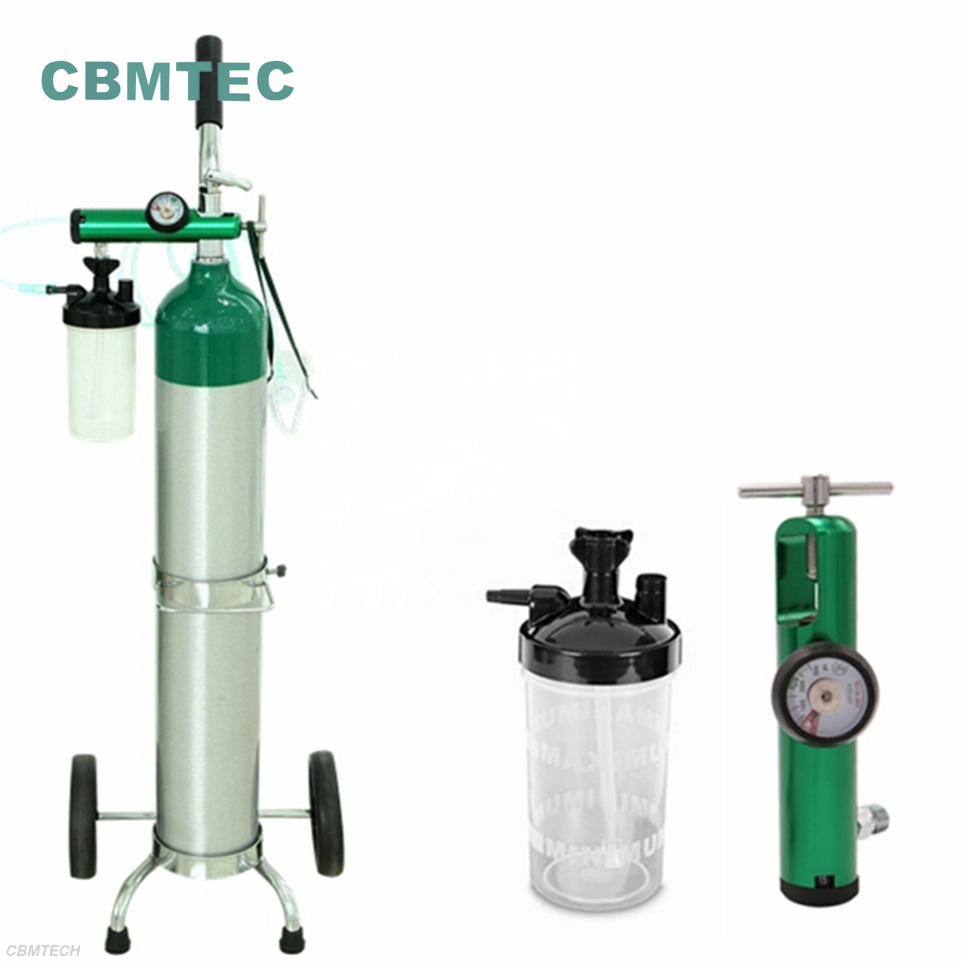 Portable O2 Gas Cylinder Trolley