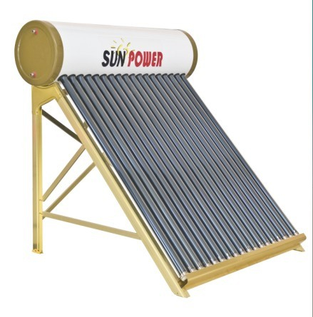 Calentador de agua solar residencial sin termosifón sin presión