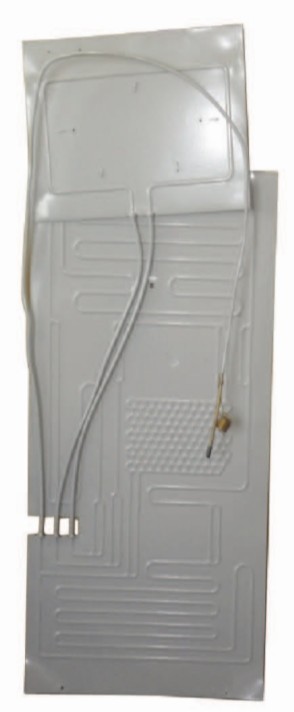 Refrigerador evaporador de aluminio con rodillo