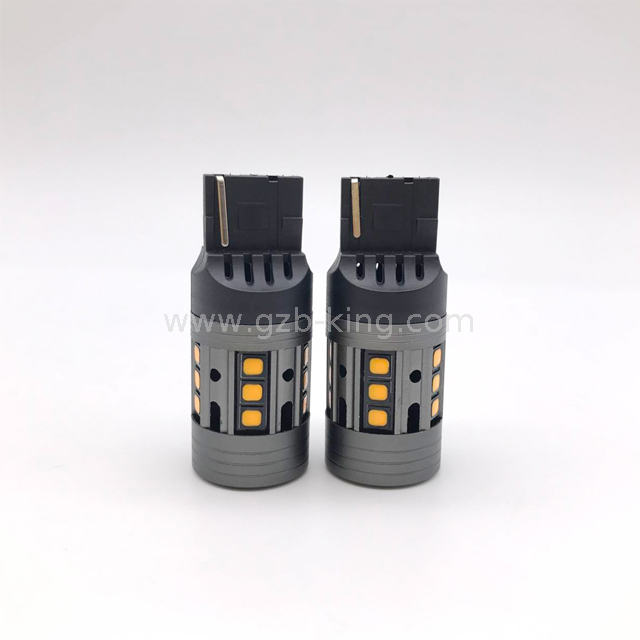 Canbus 28W 2800lm T20 7440 Osram car LED turn signal light with fan built-in 