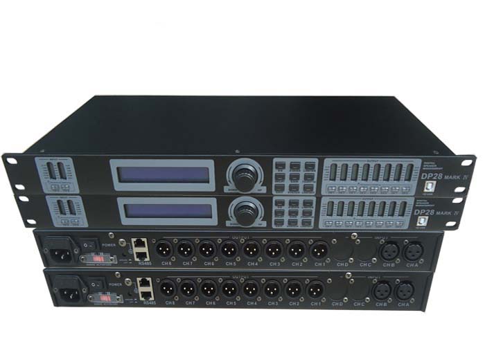 DP28 2-вход 8-выходной профессиональный KTV цифровой эхо-процессор