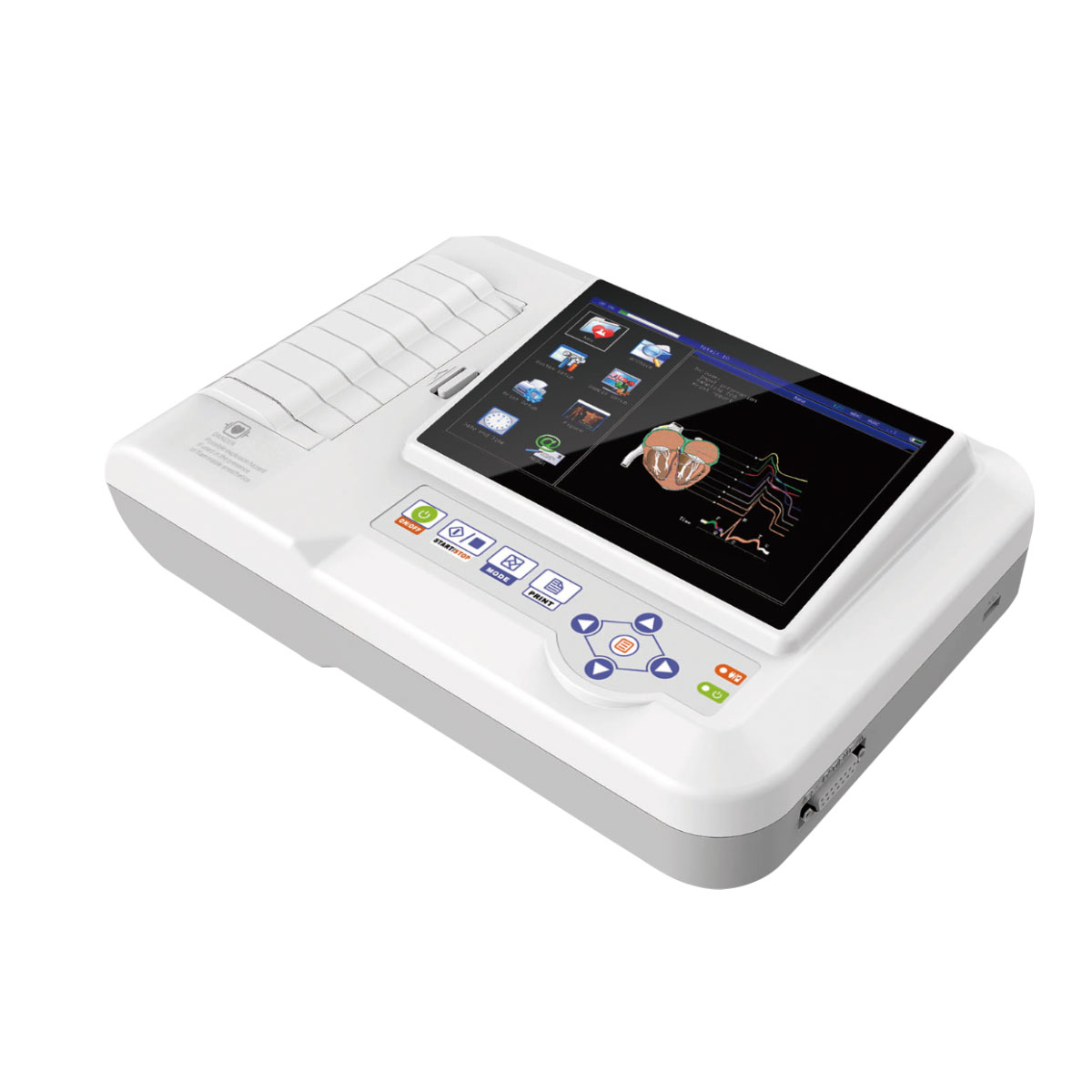 Medical CE approved Electrocardiograph Digital 6 Channel ECG machine ...