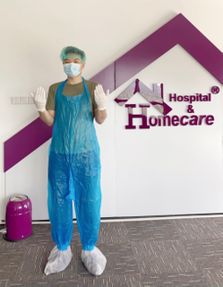 PROTECTIVE APRON JUMPSUIT TYPE