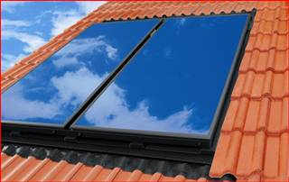 Calentador solar portátil de colector de agua termal de placa plana (PLACA PLANA)