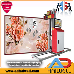 3D Wallpaper Painting Digitale UV-Inkjet-Druckmaschine