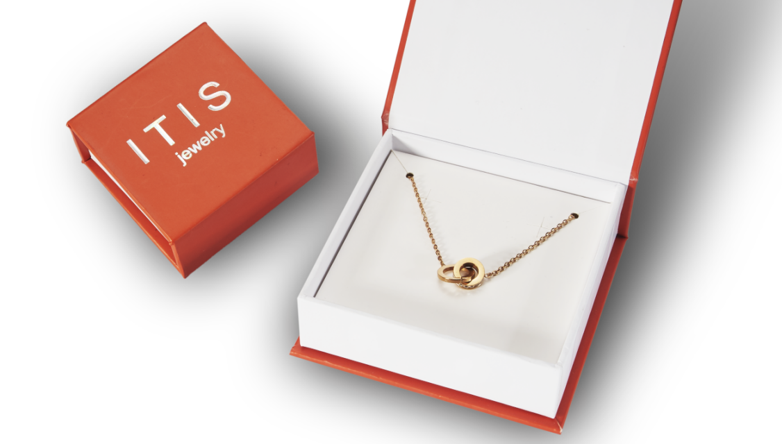 aangepaste sieraden papieren doos